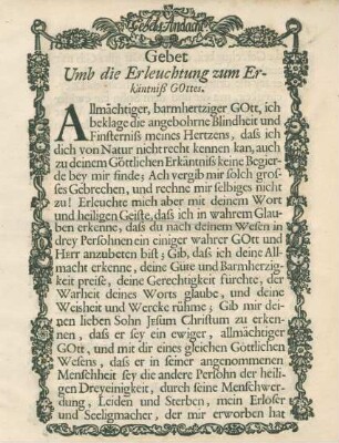 Gebets-Andacht