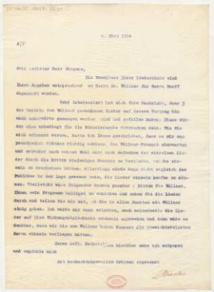 Brief an Fritz Jürgens : 04.03.1914