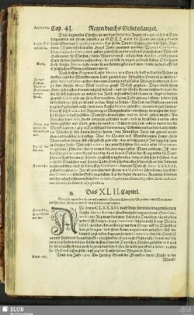 Das XLII. Capitel