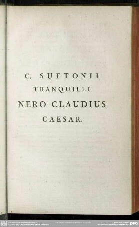 Nero Claudius Caesar