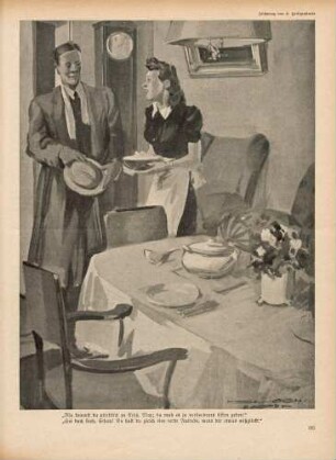 "Nie kommst du pünktlich zu Tisch, Max..."