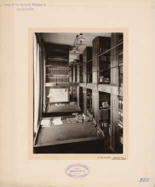 Dienstgebäude für das Preußische Staatsministerium, Berlin: Innenansicht Bibliothek Staatsministerium