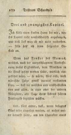 Drei und zwanzigstes Kapitel