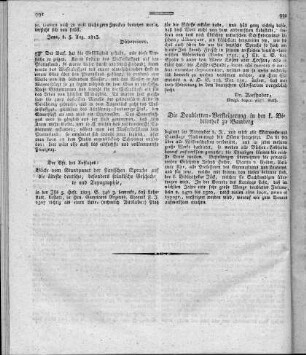 Die Doubletten-Versteigerung in der k. Bibliothek zu Bamberg