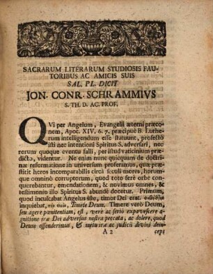 De meritis B. Lutheri in theologiam moralem : programma