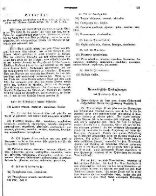 Entomologische Beobachtungen / von Friedrich Stein