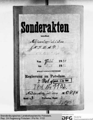 Nationalsozialisten, NSDAP