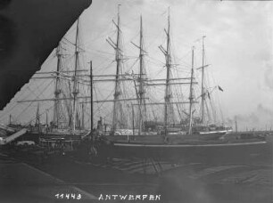Belgische Schulschiffe im Hafen von Antwerpen