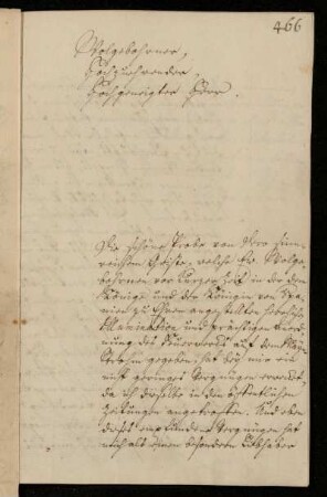 Brief von Ludwig Friedrich Hudemann an Johann Friedrich von Uffenbach. Schleswig, 15.11.1741