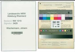 Entnazifizierung Johann Wischermann , geb. 04.03.1895 (Lehrer)