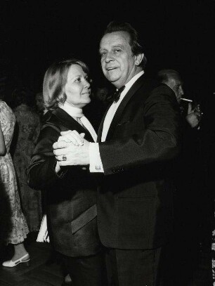 Käthe Braun und Dr. Falk Harnack. Internationale Filmfestspiele 1972