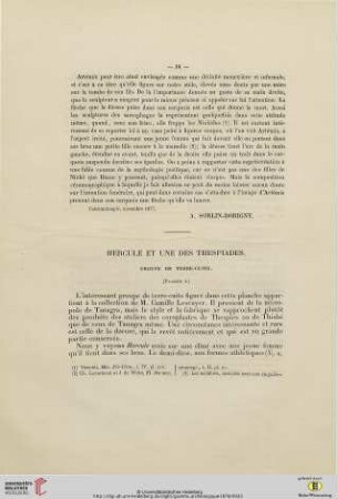 Hercule et une des Thespiades: groupe de terre-cuite
