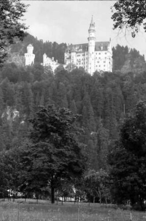 Hohenschwangau: Alpsee mit Schloss Neuschwanstein