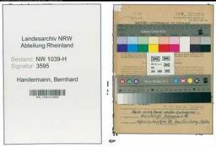 Entnazifizierung Bernhard Handermann , geb. 29.03.1895 (Landwirt)