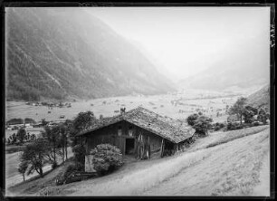 Österreich, Neustift im Stubaital. Blick über Neustift