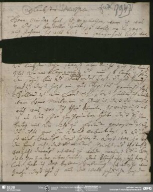 Eigenh. Brief (unvollständig) von Johanna Christiane Erdmuthe Schlegel an August Wilhelm von Schlegel, Hannover, Ende 1794