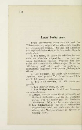 Leges barbarorum