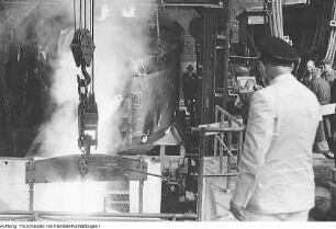 Freital-Döhlen. Edelstahlwerk Döhlen, 1. August 1951