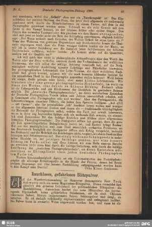 Rauchloses, gefahrloses Blitzpulver