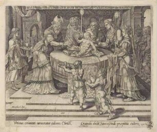 Die Beschneidung Christi, Blatt 1 aus der Folge "Die sieben Leiden Christi"