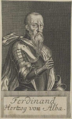 Bildnis des Ferdinand, Herzog von Alba