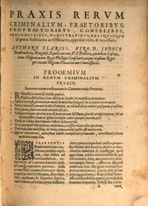 Praxis rerum criminalium