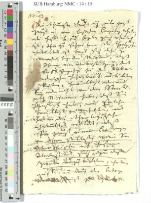 Brief an Franz Claudius