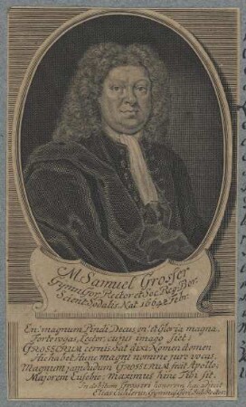 Bildnis des Samuel Grosser