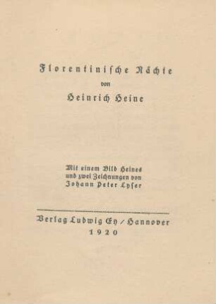 Florentinische Nächte