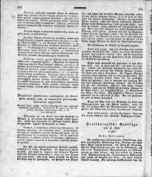 Disquisitio quaestionis academicae de discrimine sexuali jam in sominibur plantarum dioïcarum apparente ... ; Herm. Frid. Autenrieth ; (m. 2 Kupf.). - Tubingae : Laupp, 1821
