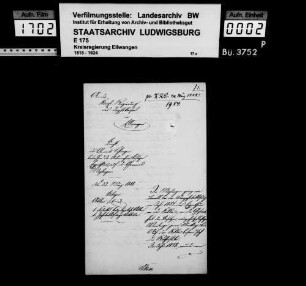 Übernahme lästigen Eigentums auf die Gemeinde Möglingen (seither im Eigentum der Weinbergbesitzer gestandene Kelter mit Zubehör)