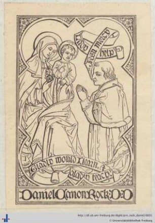 Exlibris (Aus: UB Freiburg, TM 2018/1853).