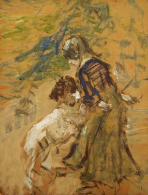 Junges Mädchen mit Hund
