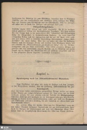 Kapitel 6. Spaziergang nach der Aktienbierbrauerei Glauchau