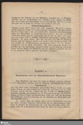 Kapitel 6. Spaziergang nach der Aktienbierbrauerei Glauchau