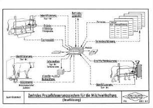 Zentrales Prozeßsteuerungssystem für die Milchviehhaltung