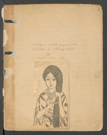 Note Book III. Notizen über japanische Kultur- u. Sittengeschichte III