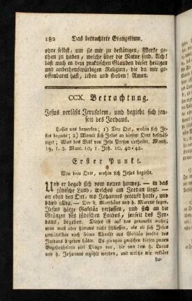 182-189, Jesus verlaeßt Jerusalem, und begiebt sich jenseit des Jordans.