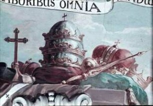 Insignien geistlicher unf weltlicher Würdenträger: "Dii laboribus omnia vendunt"