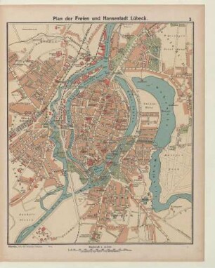 Plan der Freien und Hansestadt Lübeck