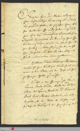 Ms 87-24 - Vertrag zwischen Friedrich Carl Ernst Mereau und Sophie Mereau anläßlich ihrer Scheidung