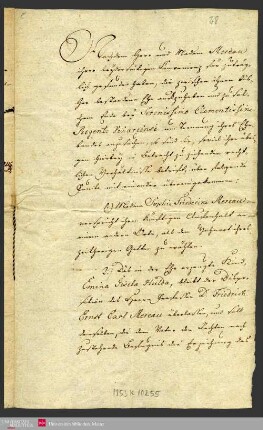 Ms 87-24 - Vertrag zwischen Friedrich Carl Ernst Mereau und Sophie Mereau anläßlich ihrer Scheidung