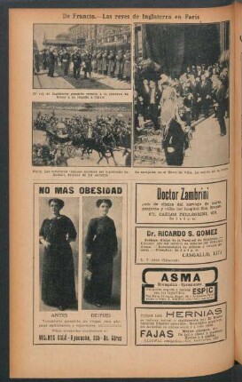 De Francia : Los reyes de Inglaterra en París