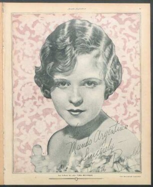 Las bellezas del cine: Vera Reynolds [Fotografía]