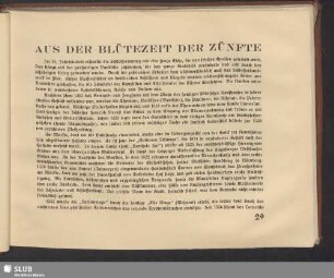 Aus Der Blütezeit Der Zünfte