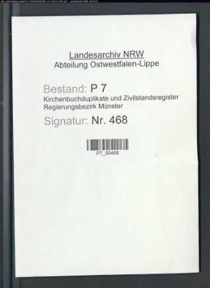 Zivilstandsregister der Munizipalität Anholt mit den Orten Anholt und Werth (H 1813). (Gemeinde: Anholt, Kreis Borken)
