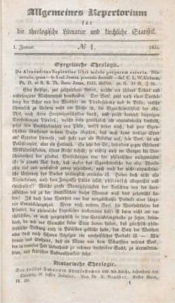 Exegetische Theologie