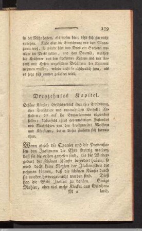 Dreyzehntes Kapitel.