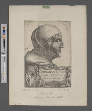 Adrianvs Natione : Cimbricvs Patria Dertvnensis P