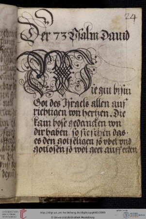 Psalmen, Gebete, Magnificat, Vaterunserauslegung